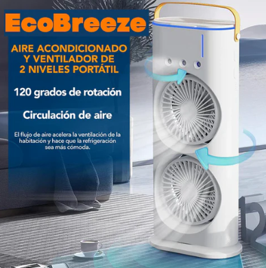 DualFresh™ Ventilador Doble Con Humificador